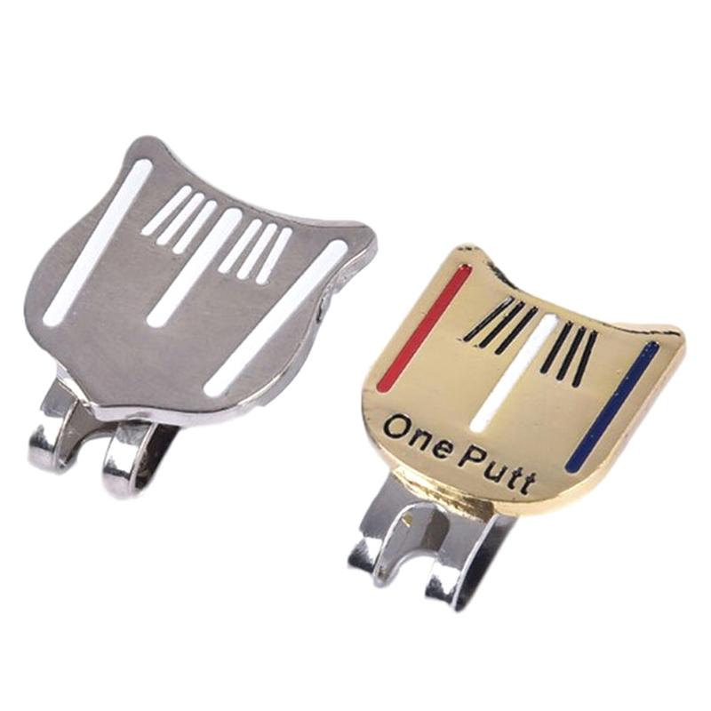 One Putt Design Golf Ball Mark Plus Magnetic Golf Hat Clip Golf Marker Drop Ship