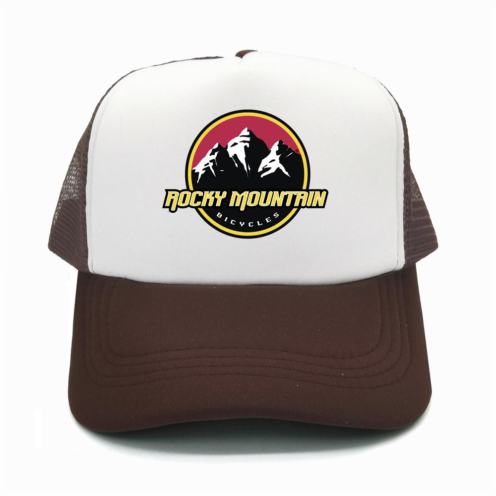 Rocky Mountain Bike Trucker Cap Unisex Funny Rocky Mountain Hat Baseball Cap Cool Summer Unisex Mesh Net Caps