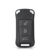 KEYYOU Replacement Remote Flip Folding Car Key Shell Case 3 Buttons For Porsche Cayenne 2010 2009 2008 2003 2004 2005 2006 Key