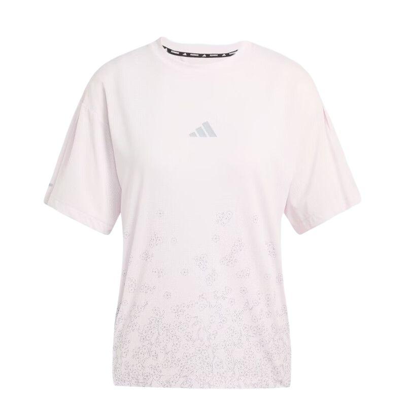 Adidas Breathable Round Neck Sports Short Sleeve Running T-Shirt Women Tops KE4397 S