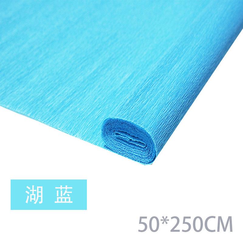 Color Handmade Crepe Paper Diy Paper Flower Material Gift Paper Roll Edge Paper Kindergarten Handmade Flower Origami