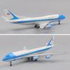 Room Decor 20CM 1:400 Airplane Model Diecast Metal B747 Airplane Air Force One Aircraft Airlines Airways Plane Models W Landing