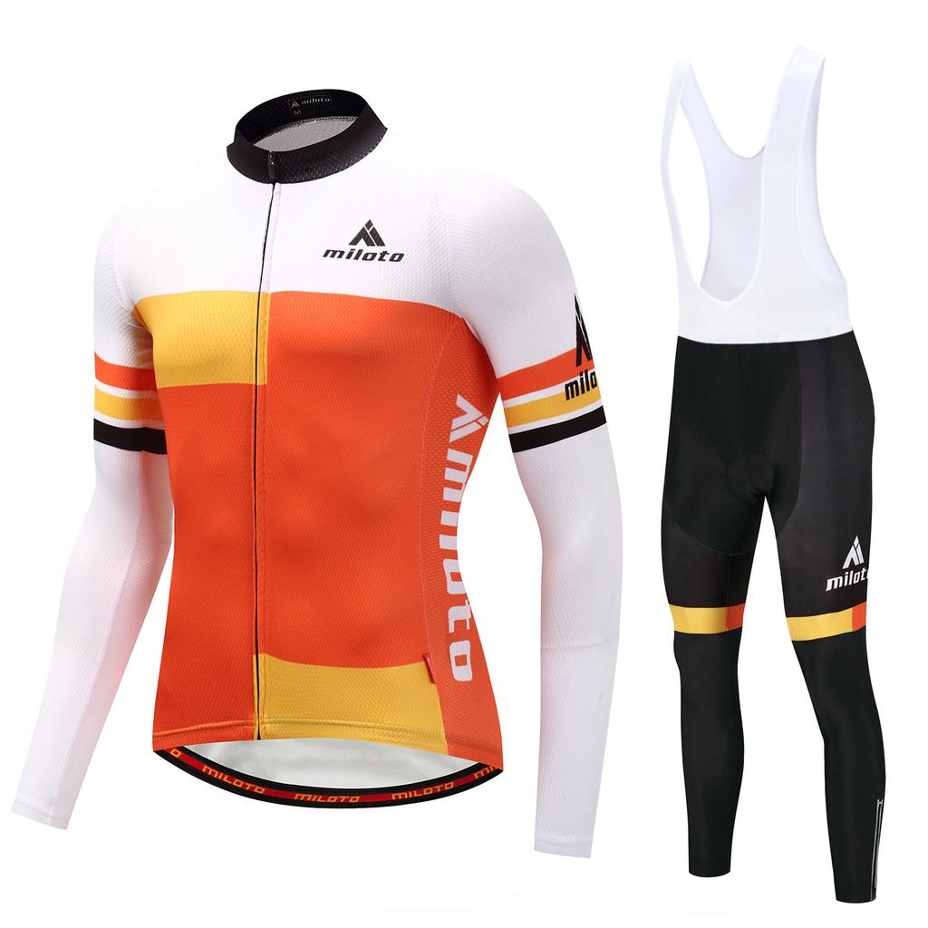 Cycling Suit Long Suit, Men's Cycling Suit 2026 Autumn Breathable Cycling Suit Outdoor Cycling