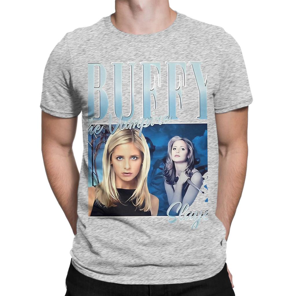 Buffy 5yehh Graphic 100 Cotton Tshirt Buffy The Vampire Slayer Band Tees Tops For Unisex