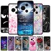 Pentru carcasa TCL 605 T517D Gorgeous Cute Colorată Moale TPU Silicon Capac Spate pentru TCL605 Husă Negră Telefon Funda pentru TCL 605