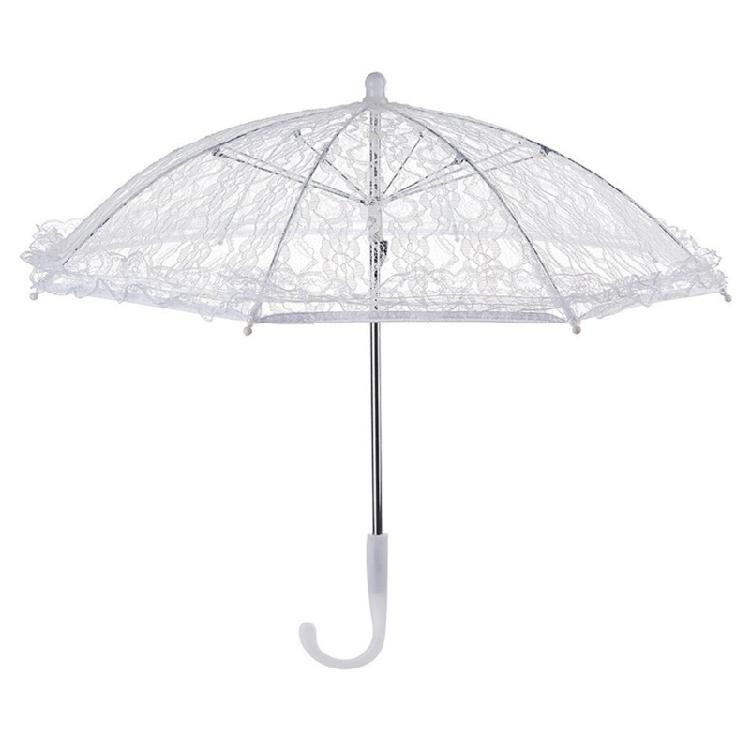 Sonnenschirme Tragbare Regenschirme Prinzessinnen Weiblicher Sonnenschirm Handgefertigter Brautschirm für Braut Hochzeitstag Zubehör