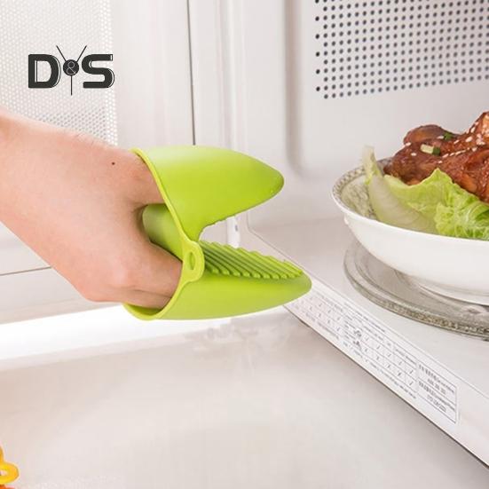 1Pc Oven Glove Anti Scald Non Slip Flexible Waterproof Easy To Clean Heat Insulation Plastic Easy Hanging Baking Mitt Kitchen Supplies