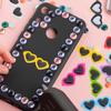 Ibasenice Set of 40 Heart Sunglasses and Eyeglasses Resin Charms and Cabochons, 4.2cm, for DIY Handmade Crafts, Smartphone Cases, Hair Accessories,
