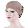 New Fashion Printed Turban Hat Classic Cap Muslim Stretch Head Scarf Hat Cap Turban Bonnet Women Inner Chemotherapy Underscarf