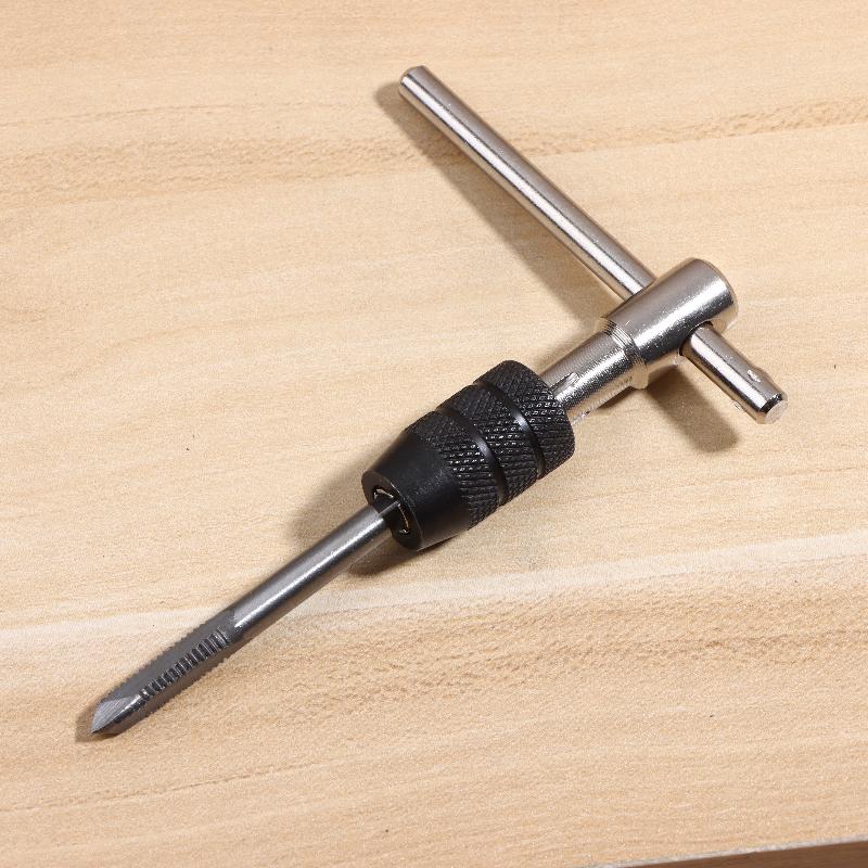 

Набір з 5 шт. Т-подібних гайковертів для мітчиків 3-6 мм, ручних мітчиків M3-M8, викруток-нарізників, різьбонарізних ручних інструментів