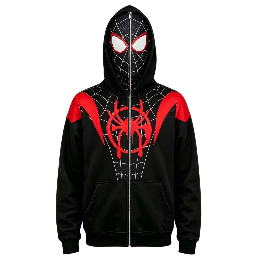 Funny Face Print Pullover Hoodie for Adults and Kids - Long Sleeve Athletic Casual Shirt