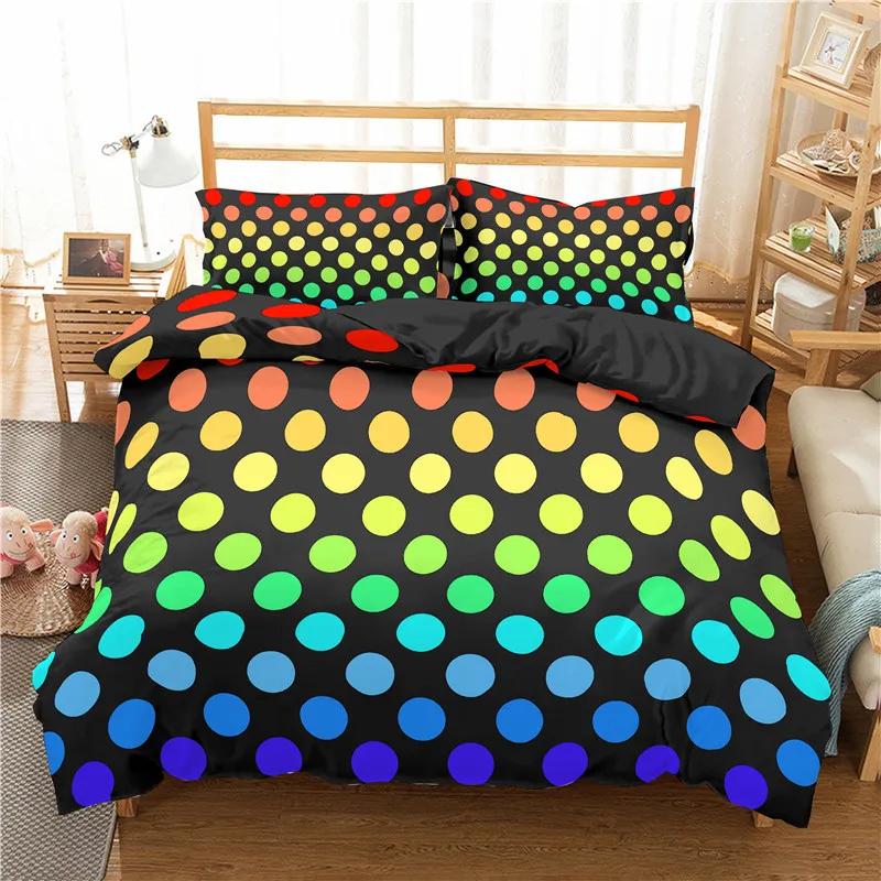 3D Holow/Round Hole Beding Set for Adult Peoples plus Children,Soft Duvet Cover Set,Twin Ful Quen plus King Bedrom Set,Home Textile gren