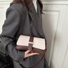 Autumn new fashion foreign texture simple baguette bag niche casual women's shoulder messenger bag