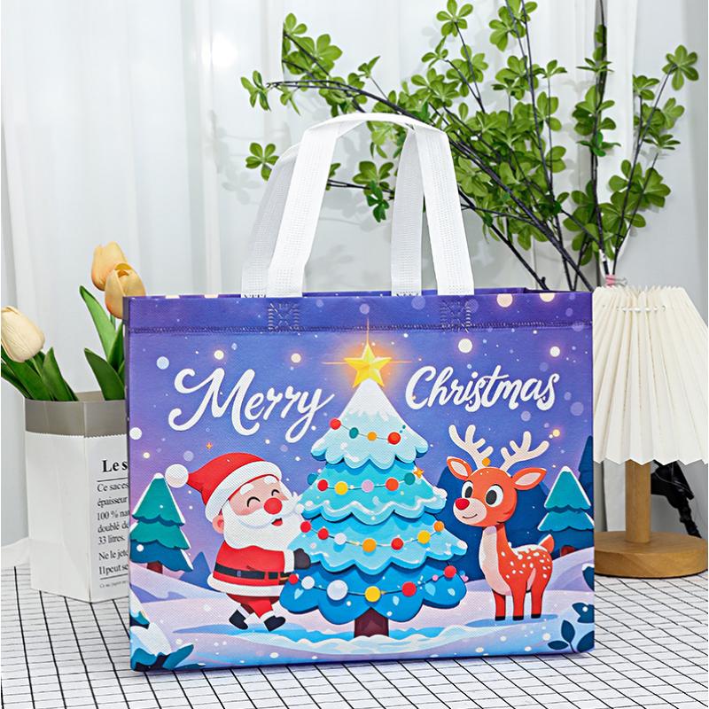 Pungi Cadou de Crăciun Decorațiune Petrecere de Crăciun Mărturii pentru Copii 2025 Crăciun Moș Crăciun Pungi de Mână Navidad Natal Cadou Anul Nou 2026