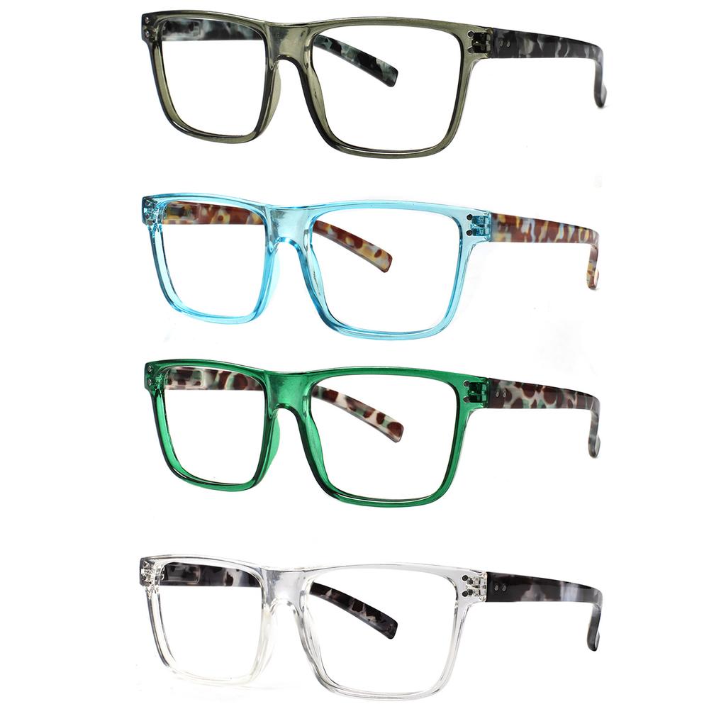 High Quality Prescription Eyeglasses Fashion Printed HD Lenses Spring Hinged Reading Glasses Diopter +1.0+2.0+3.0+4.0+5.0+6.0