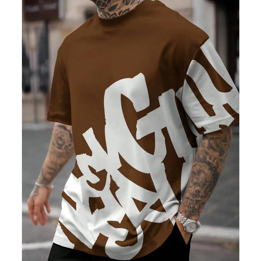 3d Printing Summer T-shirt for Men's Casual Short-sleeved T-shirt Retro Casual Oversize Round Neck Women T-shirt Tops