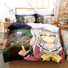 Charlotte Anime Tomori Nao Otosaka Yuu School Uniform Print Bedding Set Duvet Cover 2 Pillowcases For Key Jun Maeda Fans Bedroom