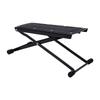 Guitar Foot Rest Folding 6  S Height   Alloy Guitar Stool with Rubber Pad Non Slip Portable Compact for Musicians Black