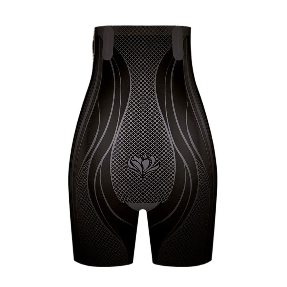 

Бесшовный формирующий пуш-ап трусы с высокой талией, корректирующие фигуру, из ледяного шелка, женские M чёрный