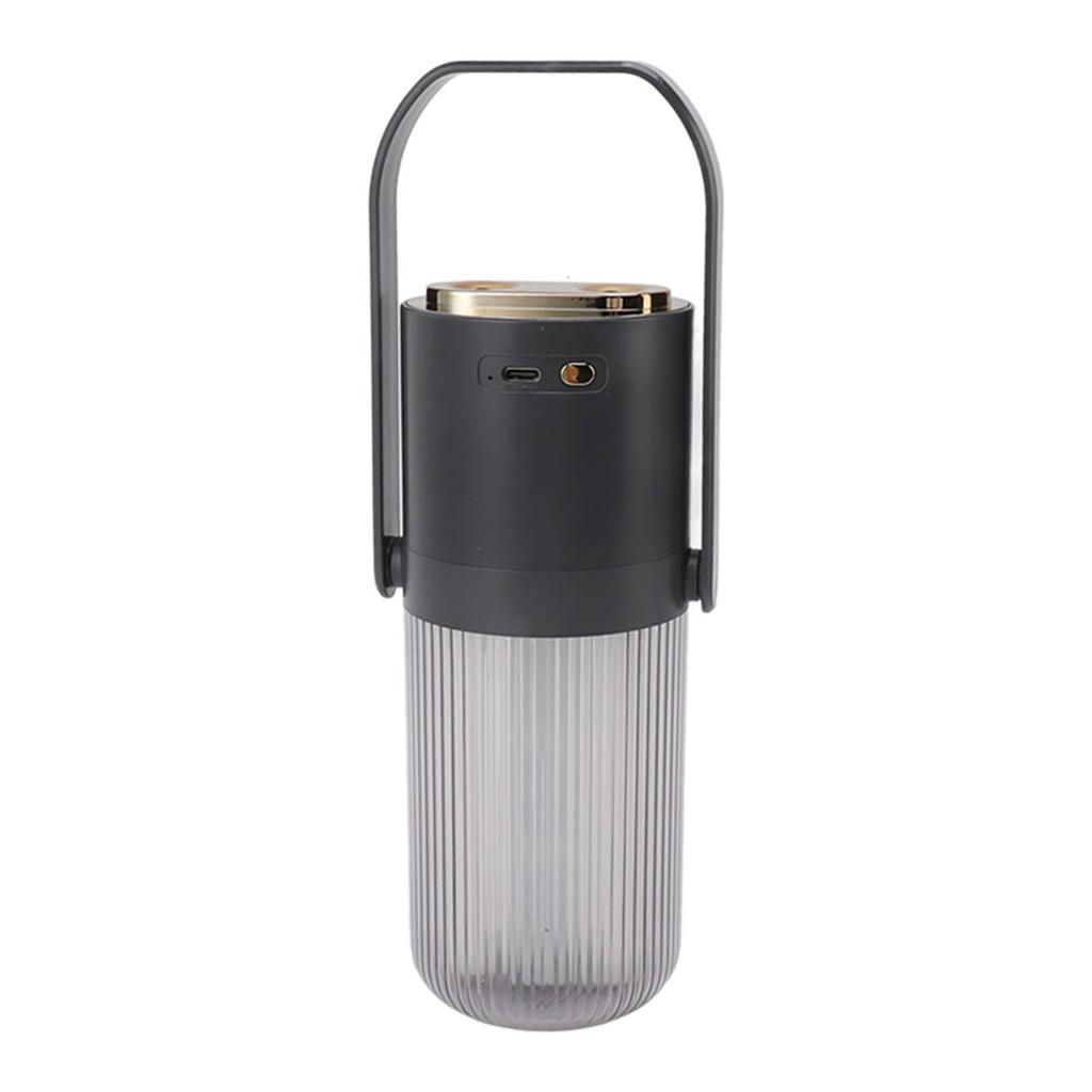 Humidifiers Negative Ion Double Spray Gray Low Noise 380ml Portable Multiple Way Power Supply for