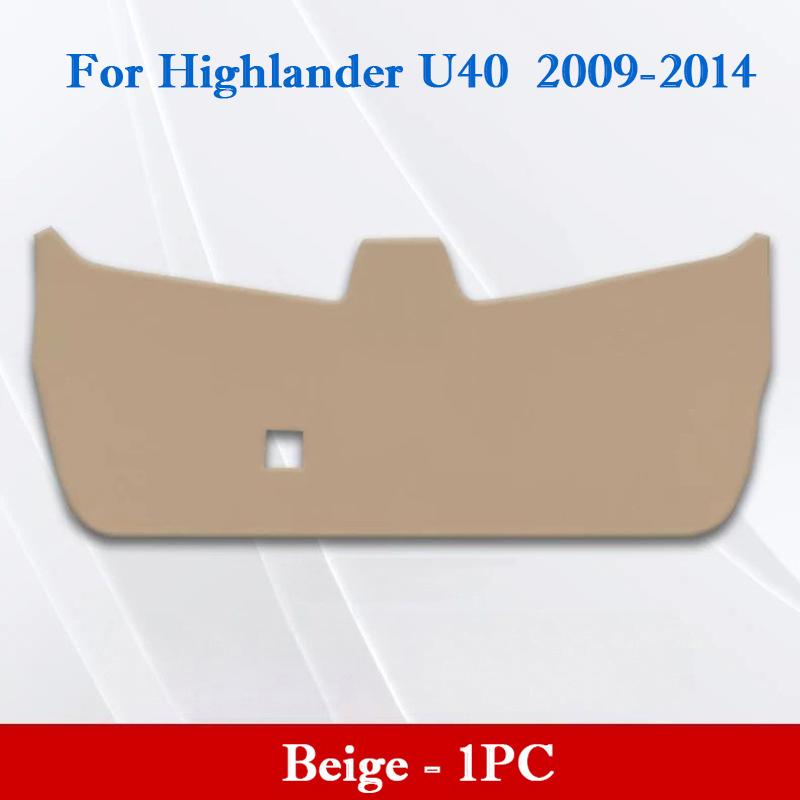 

For Toyota Highlander U70 U50 U40 2009-2026 Car Trunk Door Anti Kick Pad Tailgate Protection Mat Cargo Liner Interior Accessorie