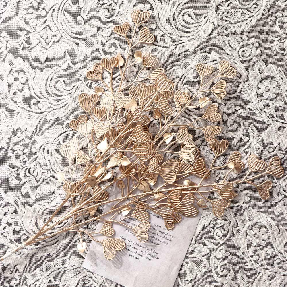 DIY Photo Props Golden Christmas Maple Leaf Fake Flower Artificial Flower Christmas Decoration Artificial Plants