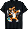 Volleyball Dabbing Tiger With Sunglasses Cool Dabbing Tiger T-Shirt