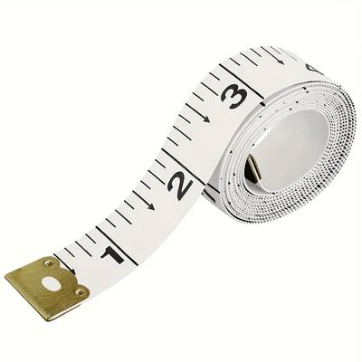 1PC 1.5m Cinta Métrica para Ropa Regla de Sastre de PVC Midiendo Medidas Cinta Métrica para Ropa Doble Escala Portátil Mini