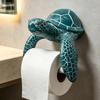 3D Printed Coastal Themed Easy Installation Toilet WC Paper Holders Funny Paper Towel Holder NO Drilling Toilet Tissue Holder