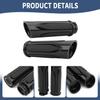 1" 25mm Motorrad Lenkergriffe Kabel Gasgriffe Handgriffe für Harley Sportster 883 XL XR Softail Breakout Dyna Fat Bob Touring Street Glide