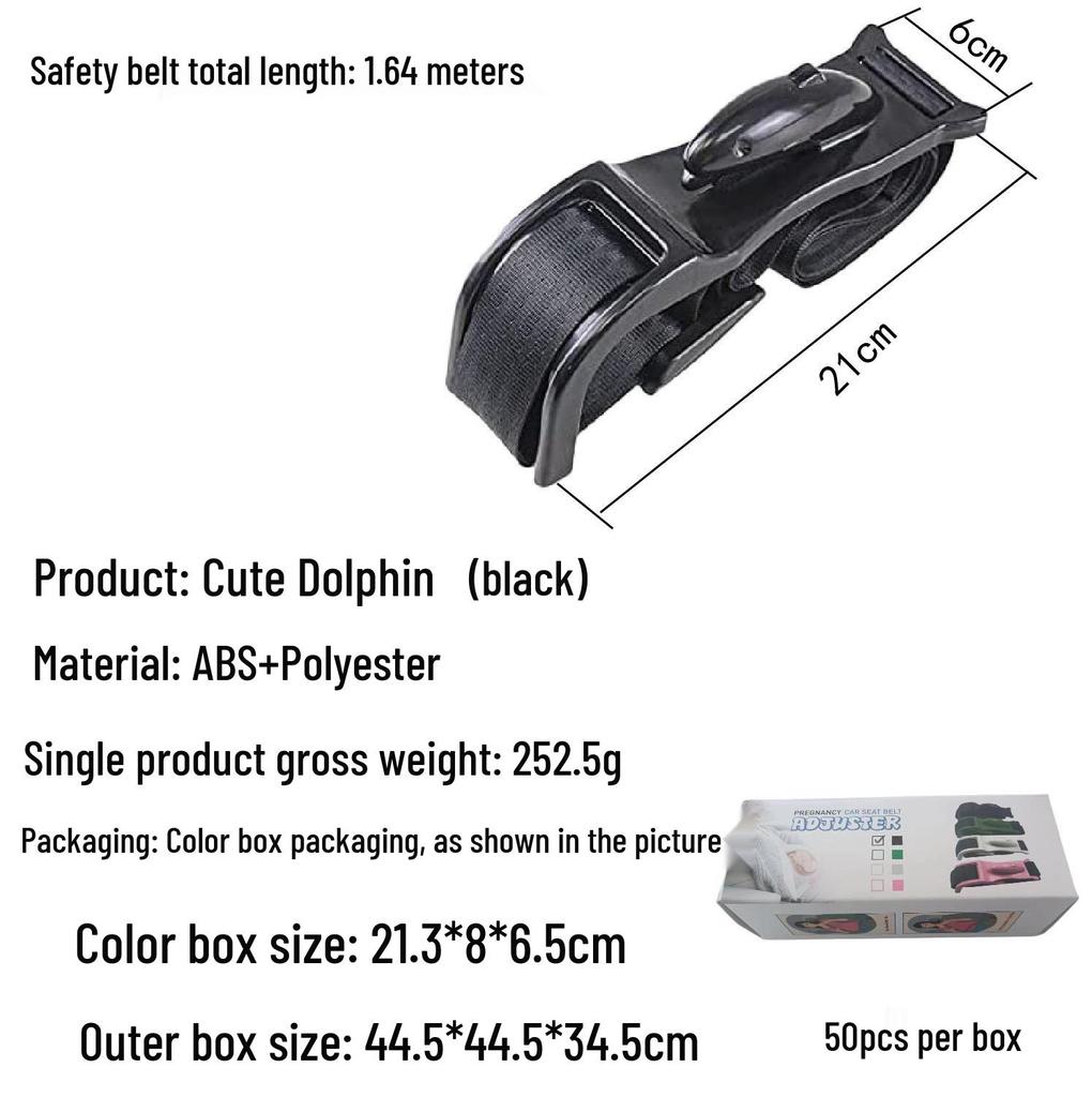 Expectant Mother's Car Seat Belt Adjuster: Fetal and Belly Protection for Safe Driving