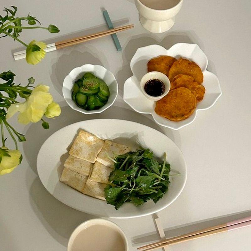 Elegante Tisch Heum Sorajan 2-farbige Dessertschale Weinglas Makgeolli-Glas