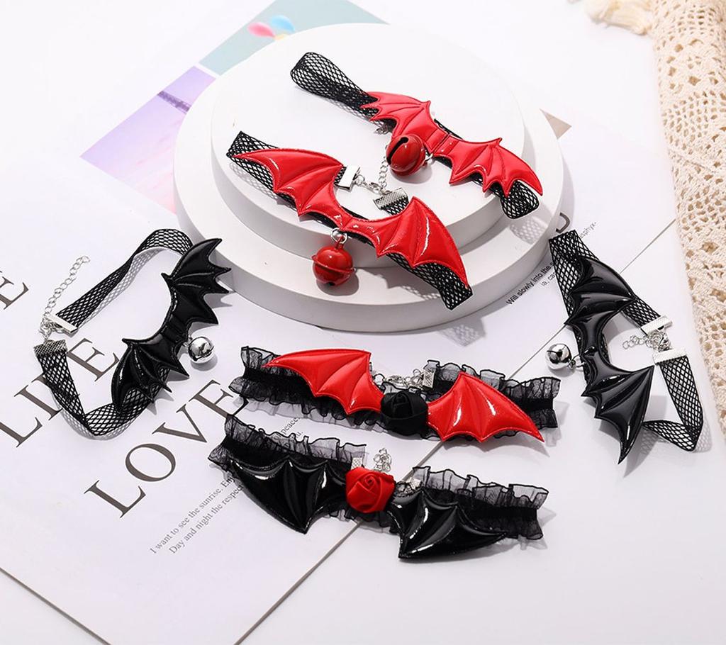 Flowers Halloween Jewelry Party Gifts Spider Gothic Choker Neck Collar Goth Necklace Lace Choker