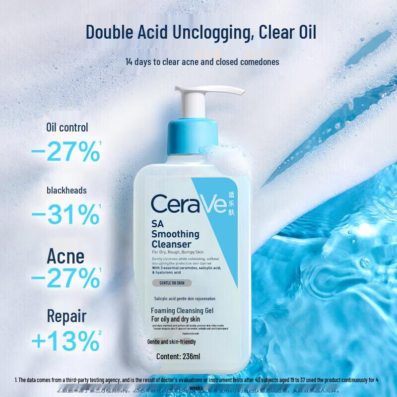 CeraVe Salicylic Acid Smoothing Cleanser with Hand Cream