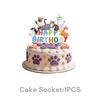 Cat-Themed Birthday Party Tableware Set: Disposable Tablecloth, Plates & Cups