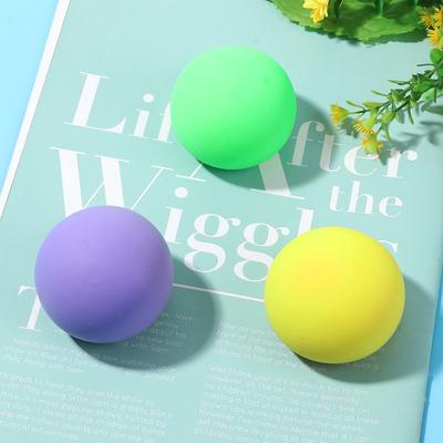 Kinder Dekompression Spielzeug Stressabbau Bunter Ball Fidget Spielzeug Weicher Schaumstoff Farbwechsel TPR Quetschbälle