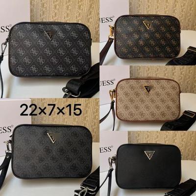 European/American Retro Print Triangle Camera Crossbody Bag - Women's Small Square Shoulder Bag