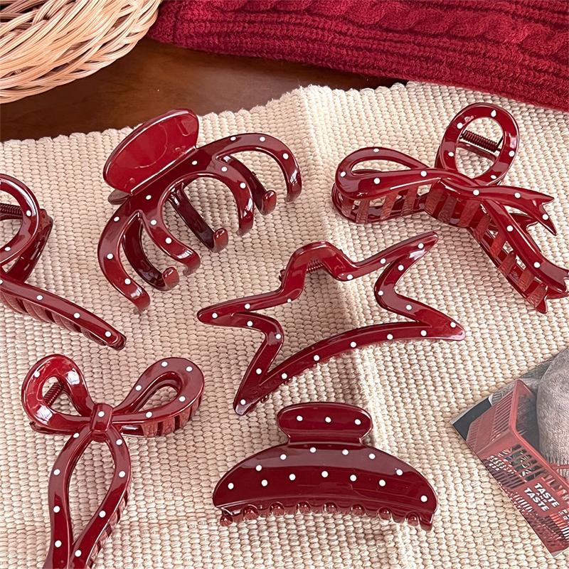 Retro Hochwertige Haarkrallen Für Frauen Mädchen Süße Elegante Große Haifischklammer Vielseitige Haarspange Luxus Haarschmuck Geschenke