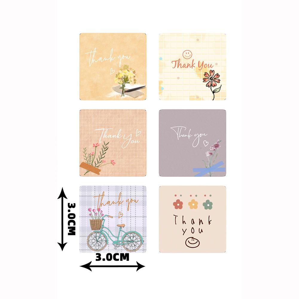 50-300Pcs High-Quality Cute High-Quality Cartoon High-Quality Floral High-Quality Thank High-Quality You High-Quality Stickers High-Quality