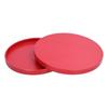 Zestaw 2 szt. Czerwona Okrągła Taca Filiżanka do Herbaty Talerz na Owoce Deser Taca do Serwowania dla Hotelu Restauracji Domu
