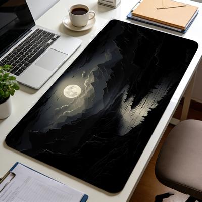 Night Moonlight Large Cool Mouse Pad Laptop Nonslip Esports Office Desk Mat Game Player Mousepad Mini PC Desktop Accessories