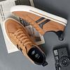 Summer men's canvas shoes low-top lace-up versatile color matching casual shoes men's soft sole simple Baoda