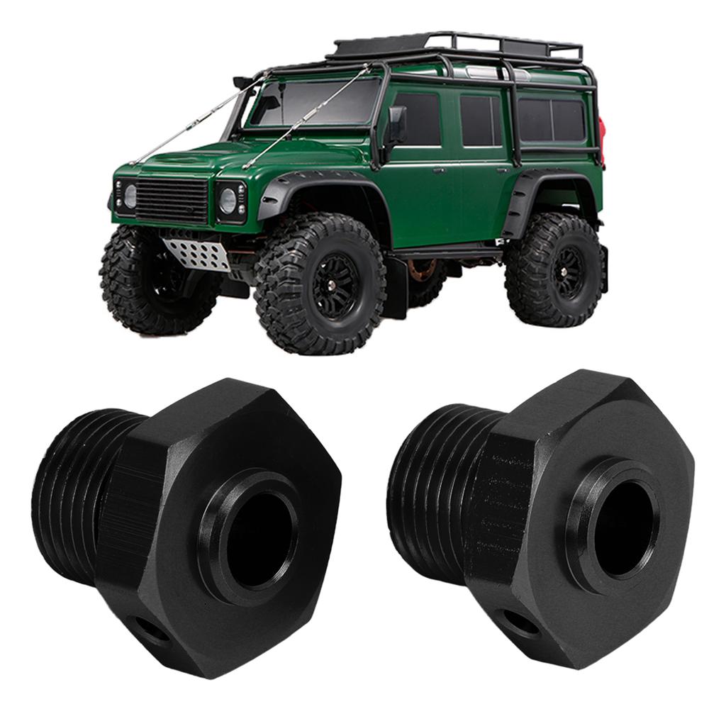 1Pair Aluminum Alloy 17mm Wheel Hex Hub Adapter with Pin for   1Celsius8 RC Car Upgrade Part