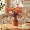 Natural Looking Silk Blooms for Indoor Display Artificial Eucalyptus Morning Glory Flowers, Fall Fake Flowers Outdoor Planters Lifelike Floral