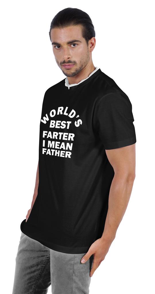 Inkmeso Grafisches Zitat "Weltbester Pupser Ich meine Vater" T-Shirt Für den besten Papa Herren Trikot