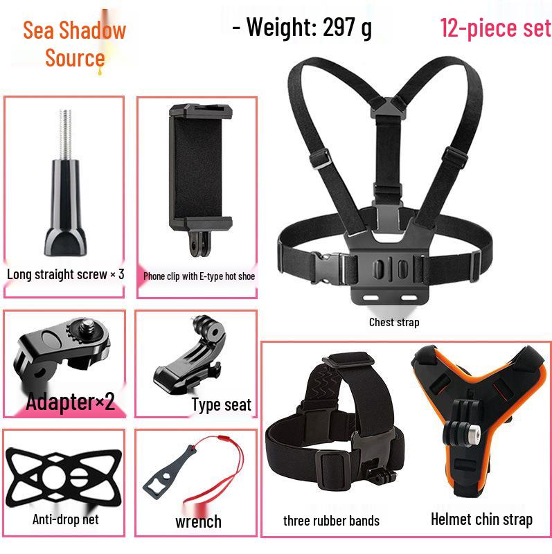 GoPro13 Chest Mount Camera and Phone Holder for Outdoor Activities
