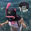 Swiming Diving Facekini Uv Sun Protection Full Face Mask Head Neck Cover Face Elastic Swim Cap For Diving Water Sports Wear