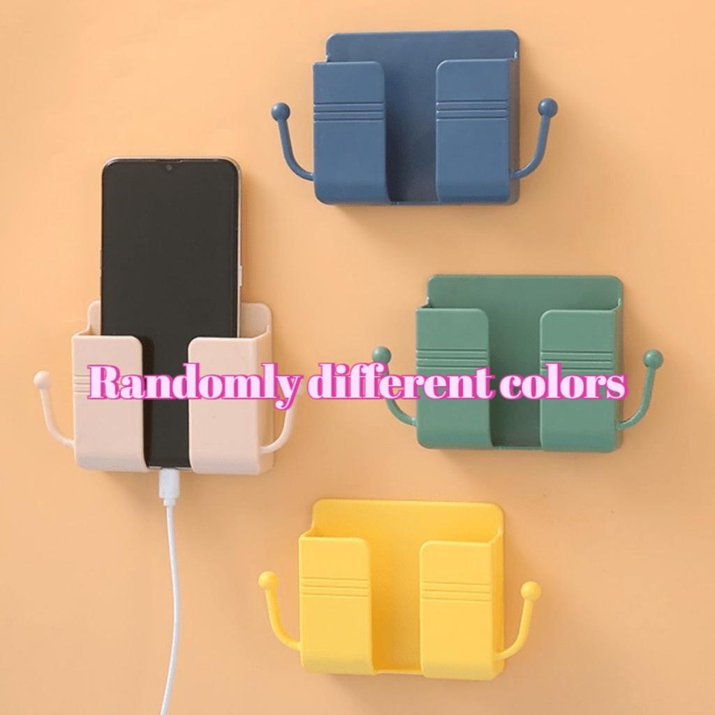 Mobile Phone Wall Bracket/wall Storage Box/power Strip Storage Box/multifunctional Wall Hook/non Perforated Tenant Friendly Bracket