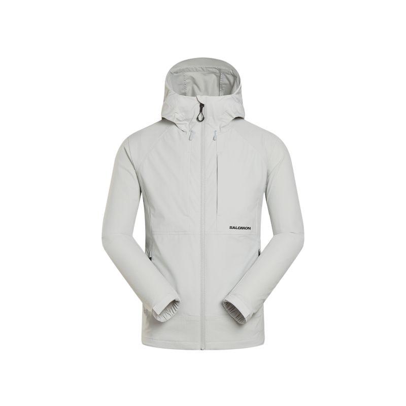 SALOMON Jacket Men s Light Gray C30113 175/96A (L)