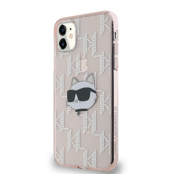 Karl Lagerfeld Klhcn61Hklpchp Iphone11 / Xr 6.1 Różowy/Pink Hardcase Iml Choupette Head & Monogram
